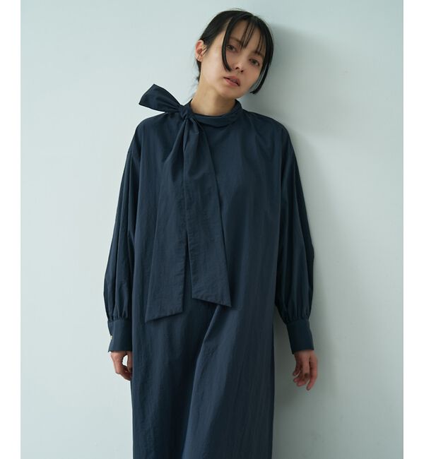 abahouse mavie「【ベッキーコラボ】ボウタイロングワンピース」|ワンピース|