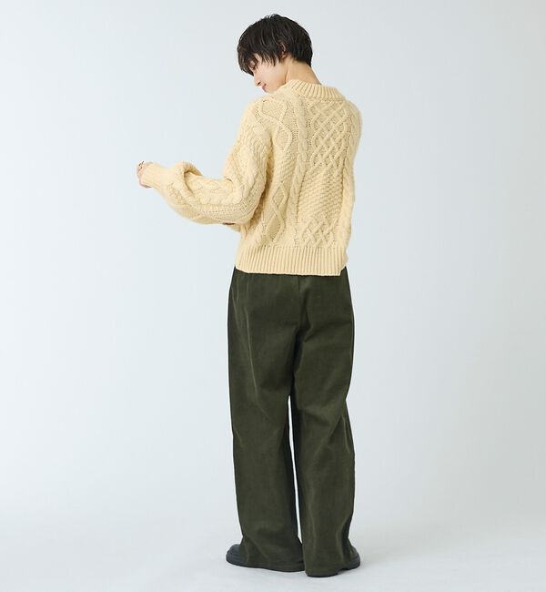 abahouse mavie「【ベッキーコラボ】ケーブル編みニット」|ニット・セーター|