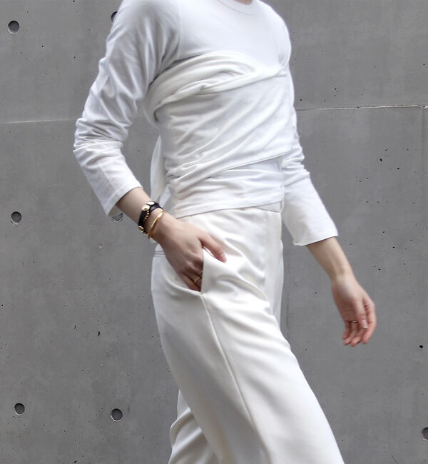 The Store by C' 「【the line byK】WAYNE WRAP TEE / レイヤードデザイン」|Tシャツ・カットソー|