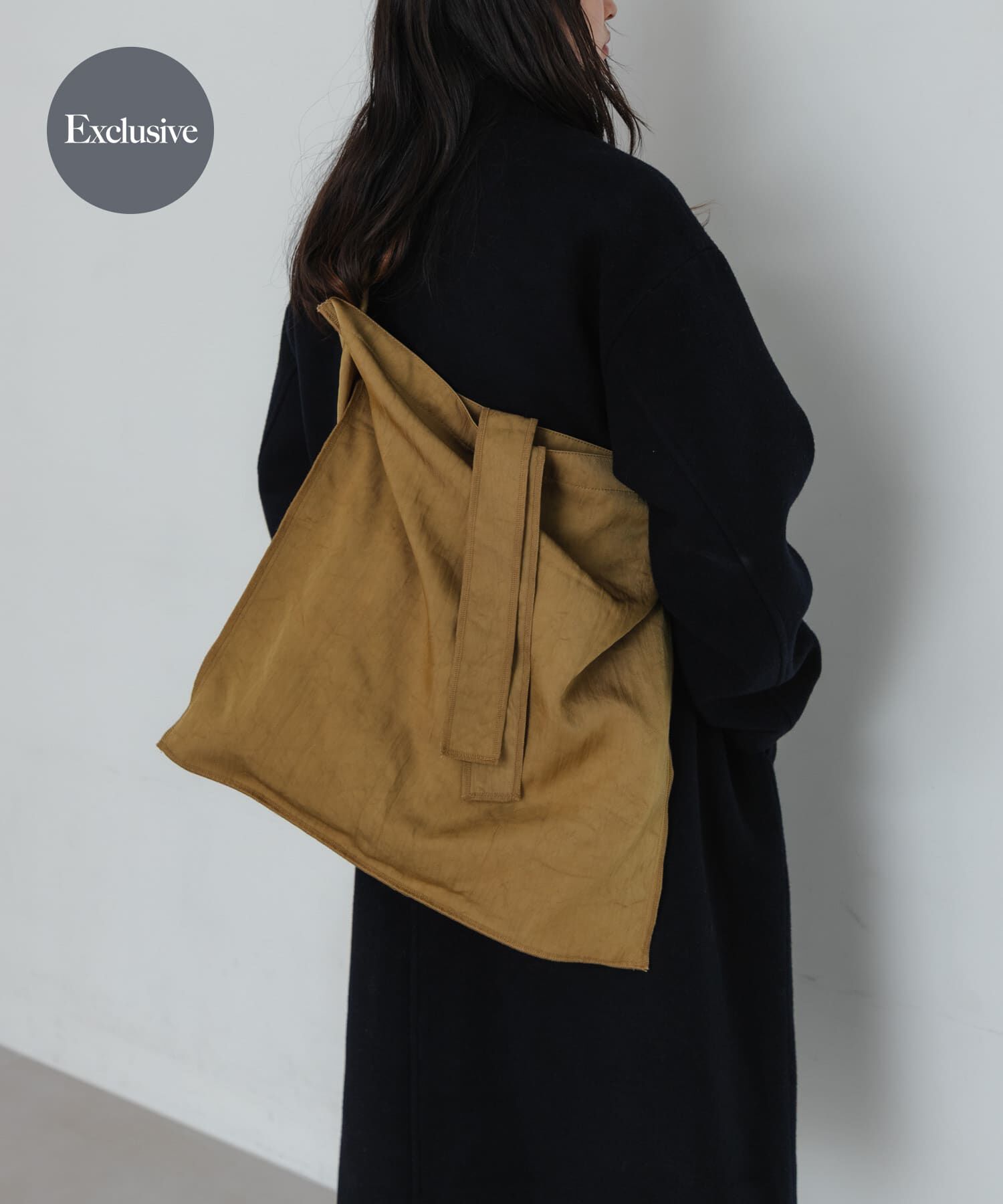 URBAN RESEARCH「『一部別注カラー』ITTI　MARY INSIDE OUT TOTE- L」|トートバッグ|マスタード