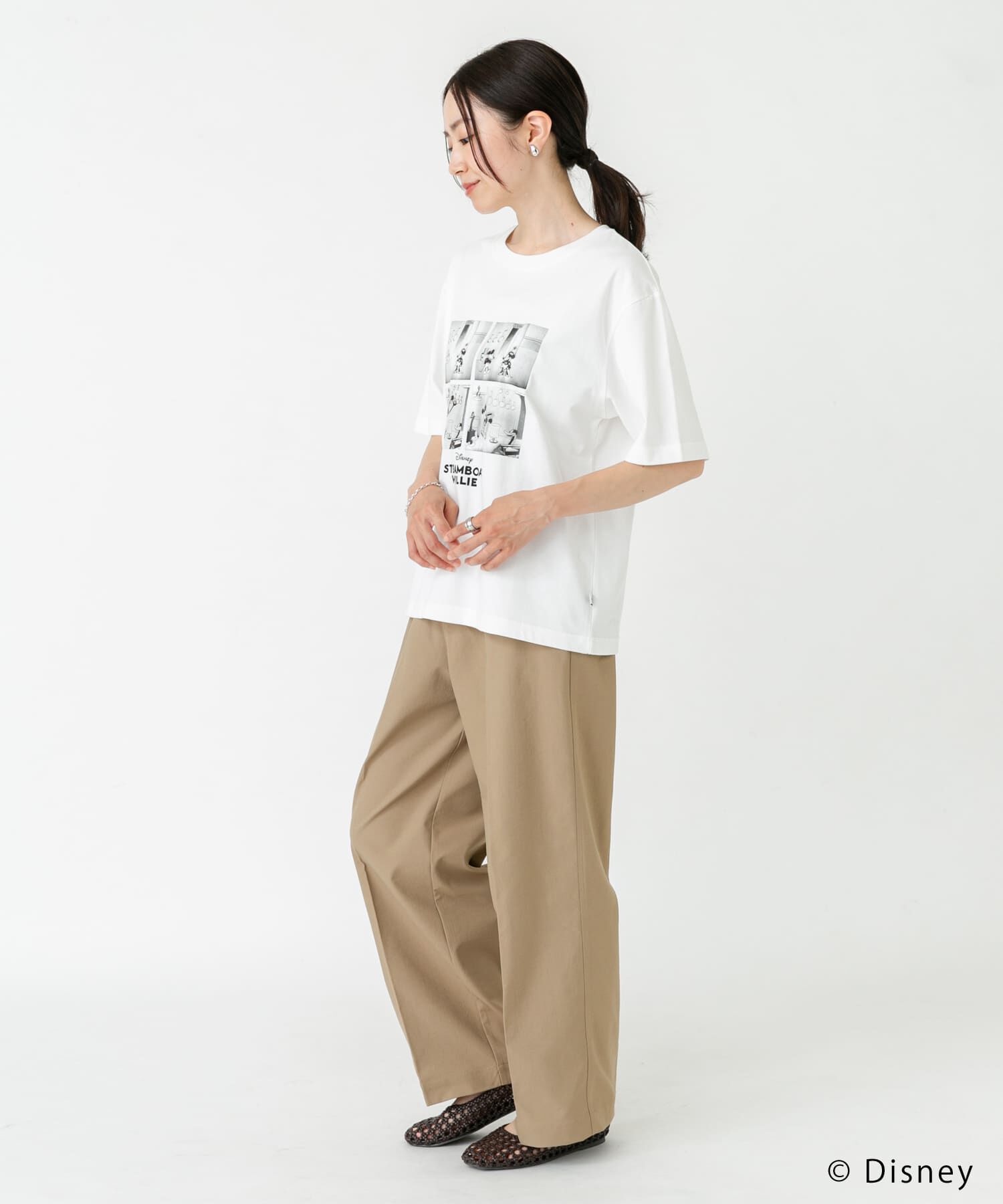 URBAN RESEARCH DOORS「別注/Disney/プリントTシャツ」|Tシャツ・カットソー|