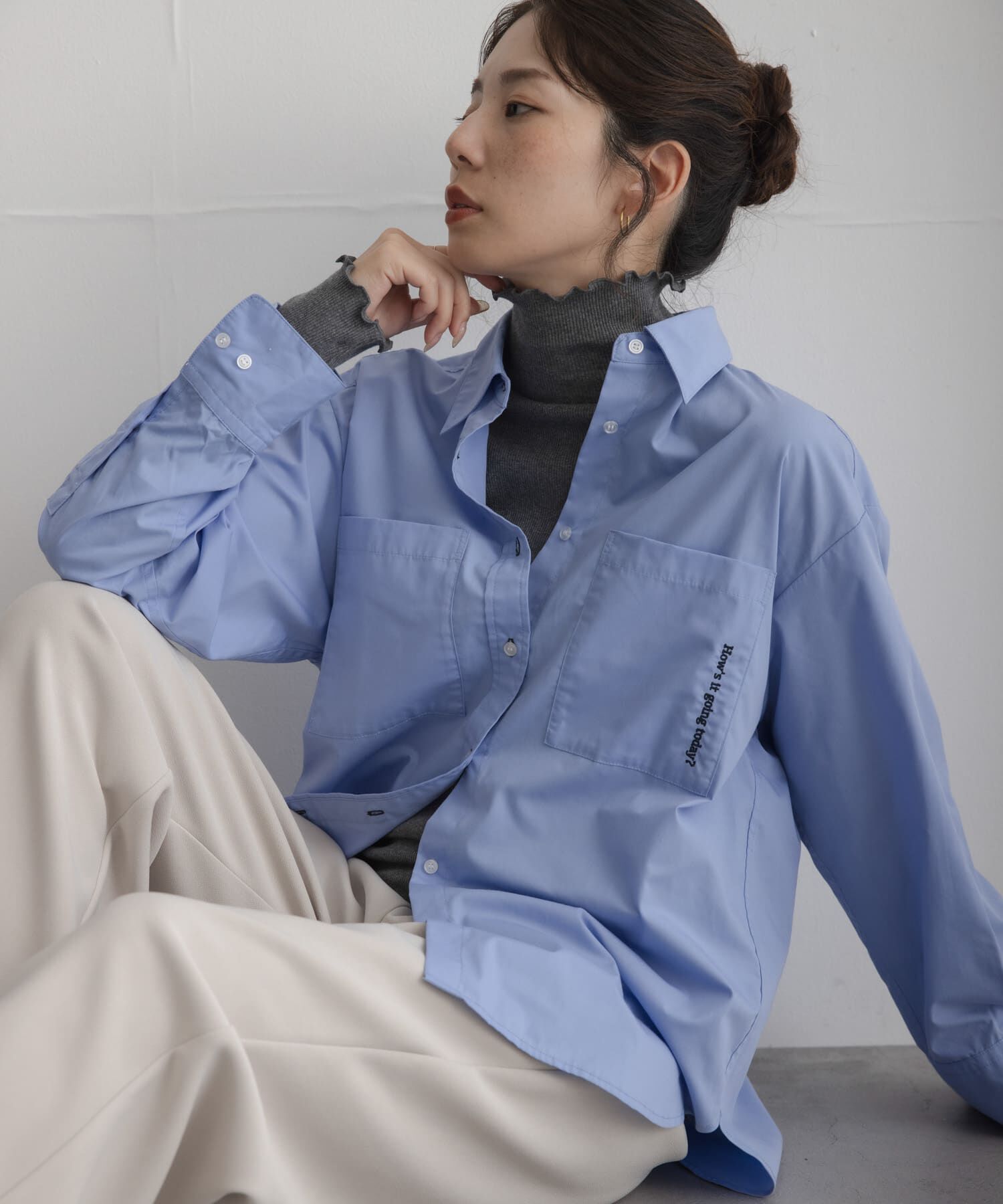 Sonny Label 「エンブロイダリーアソートストライプシャツ」|シャツ・ブラウス|