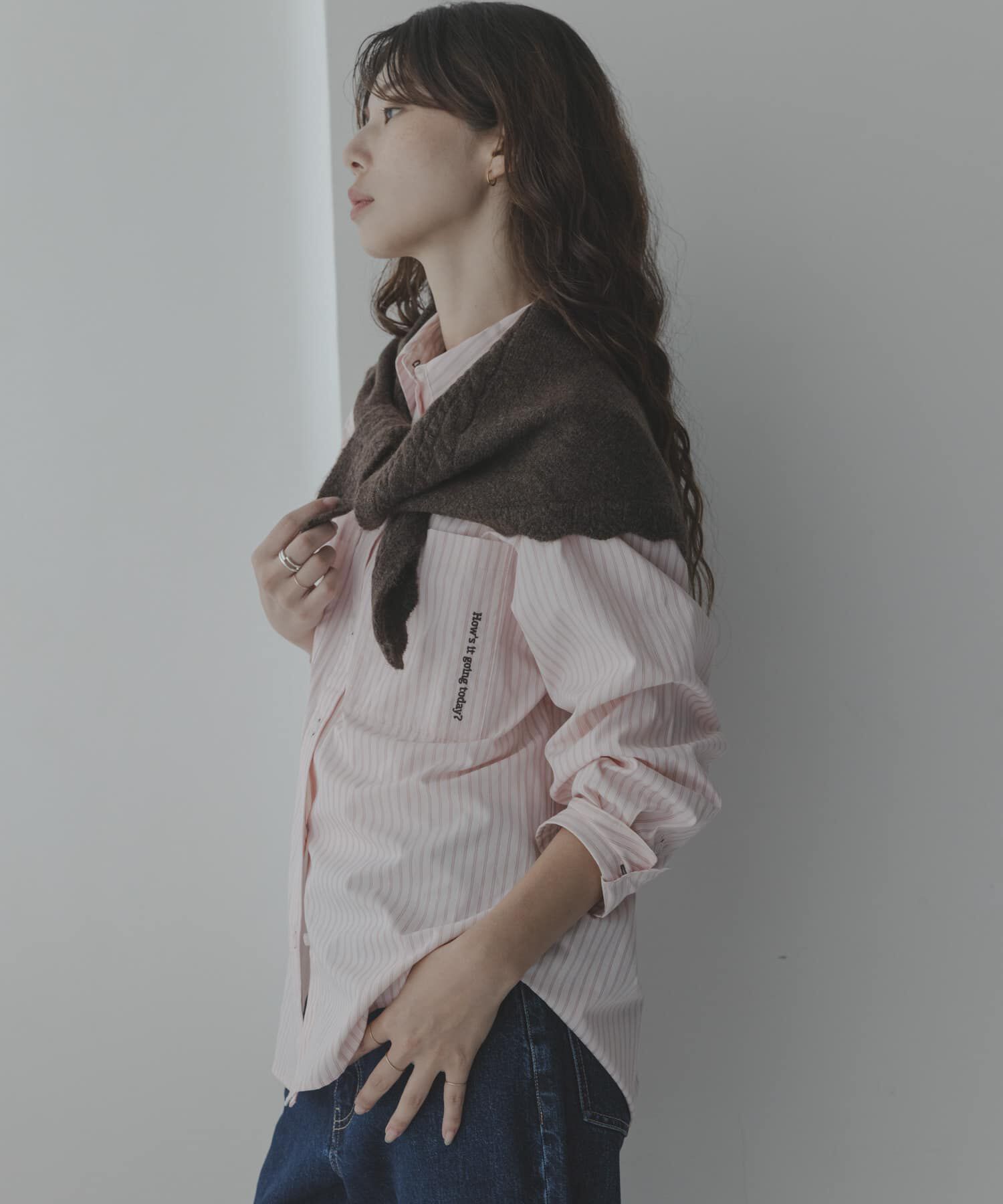 Sonny Label 「エンブロイダリーアソートストライプシャツ」|シャツ・ブラウス|