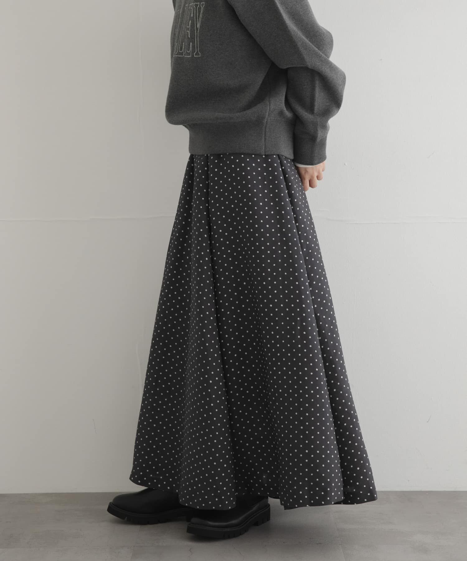 Sonny Label 「『WEB限定』ドットプリントフレアスカート」|スカート|