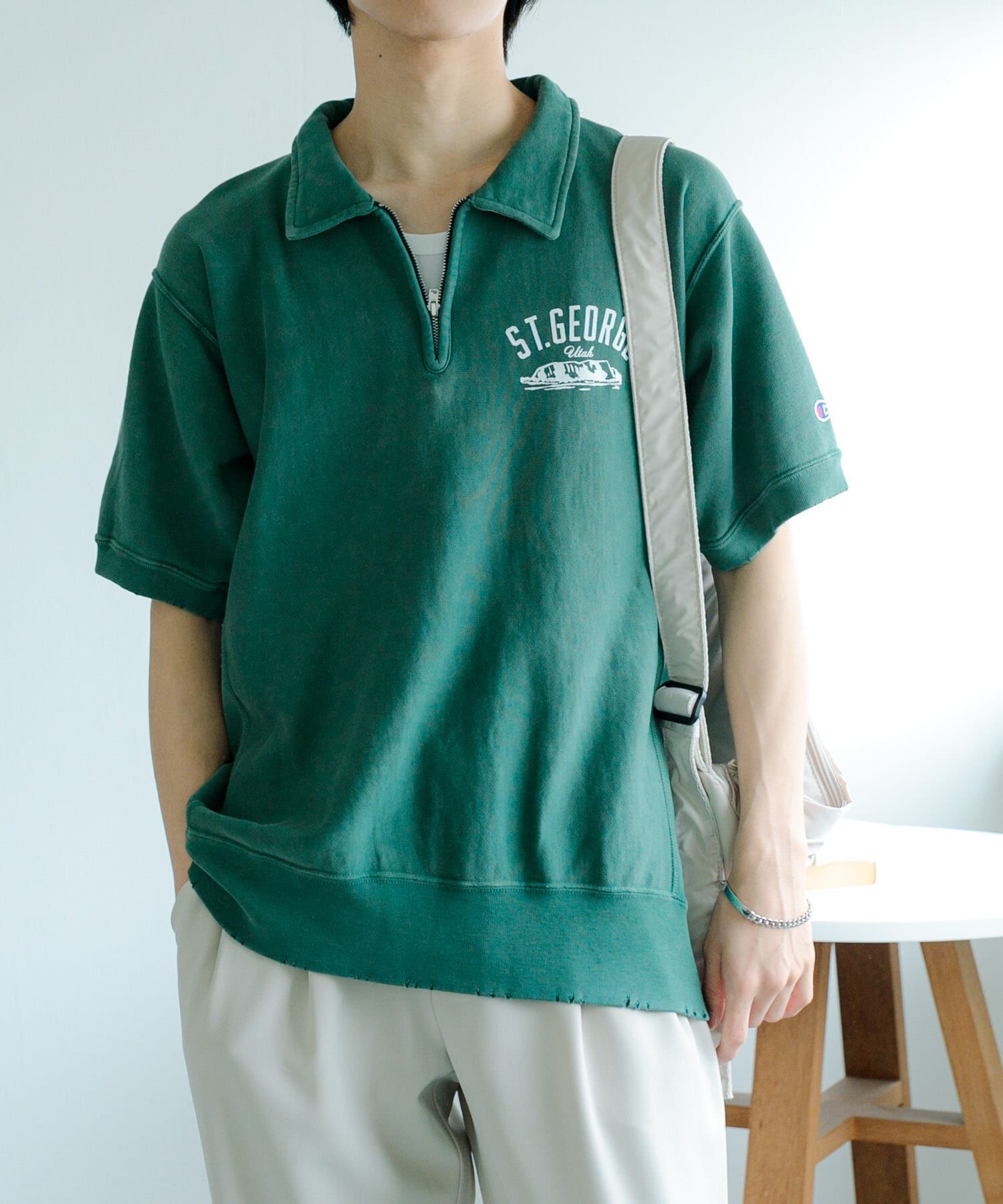 SENSE OF PLACE by URBAN RESEARCH「Champion　REVERSEWEAVE T-SHIRTS B」|Tシャツ・カットソー|