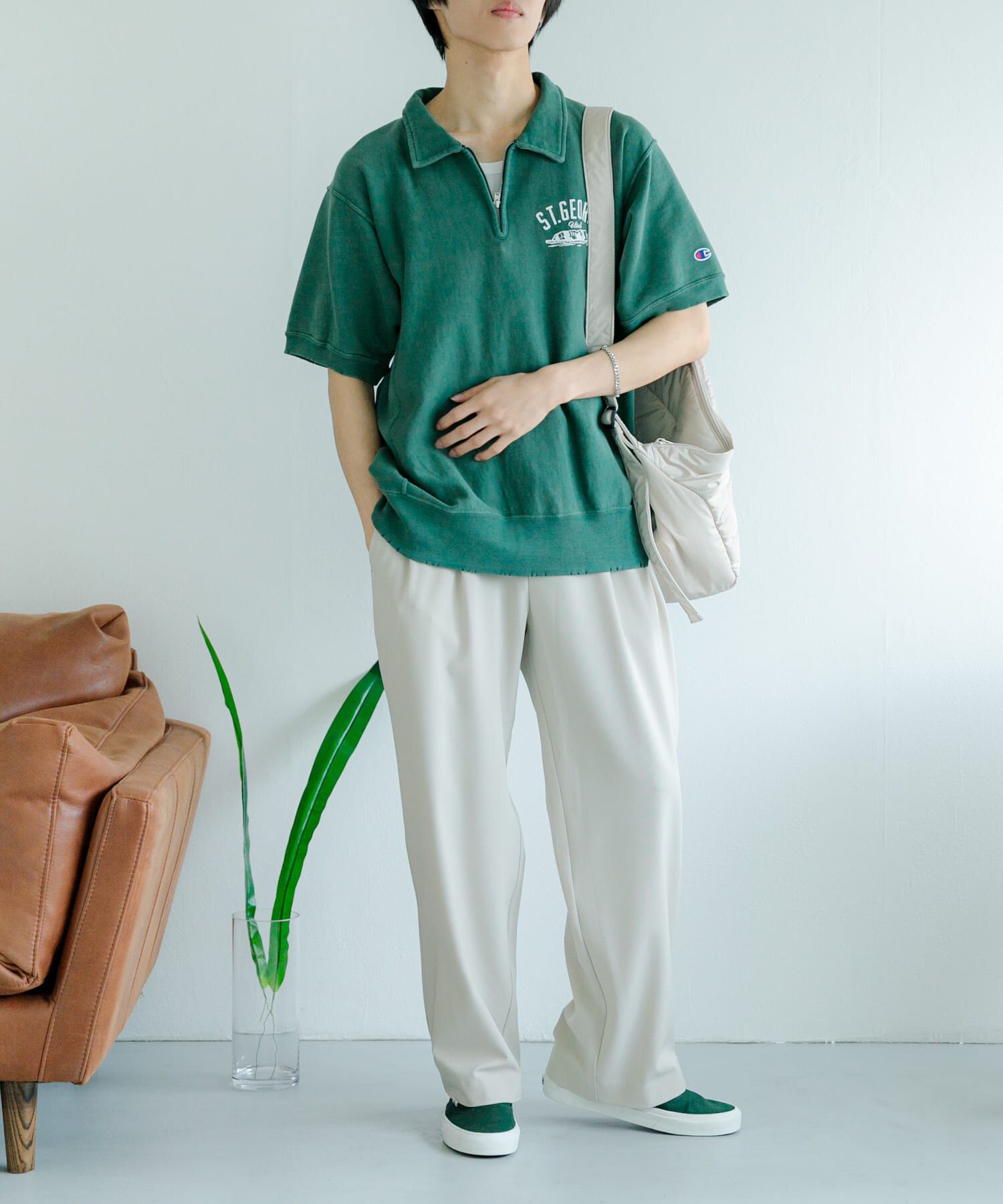 SENSE OF PLACE by URBAN RESEARCH「Champion　REVERSEWEAVE T-SHIRTS B」|Tシャツ・カットソー|