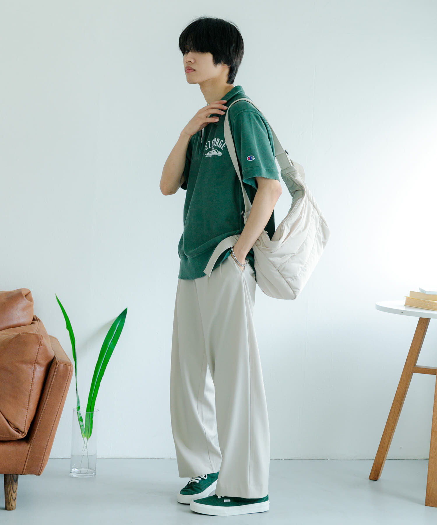 SENSE OF PLACE by URBAN RESEARCH「Champion　REVERSEWEAVE T-SHIRTS B」|Tシャツ・カットソー|