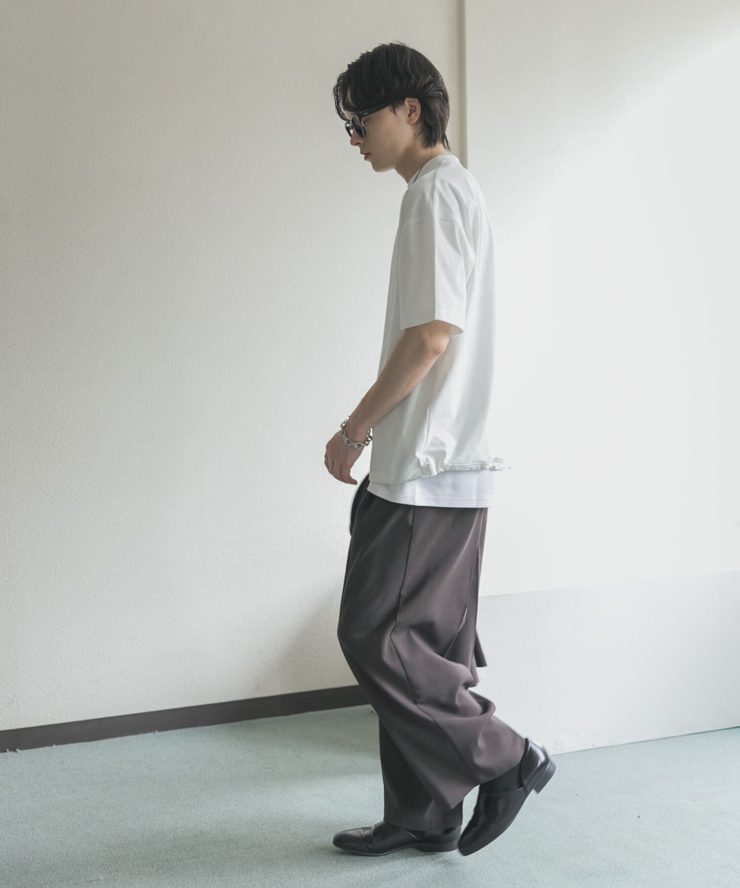 SENSE OF PLACE by URBAN RESEARCH「『接触冷感/ｲｰｼﾞｰｹｱ』ｸｲｯｸﾄﾞﾗｲｱｿｰﾄﾄﾞﾛｰｺｰﾄﾞ」|Tシャツ・カットソー|