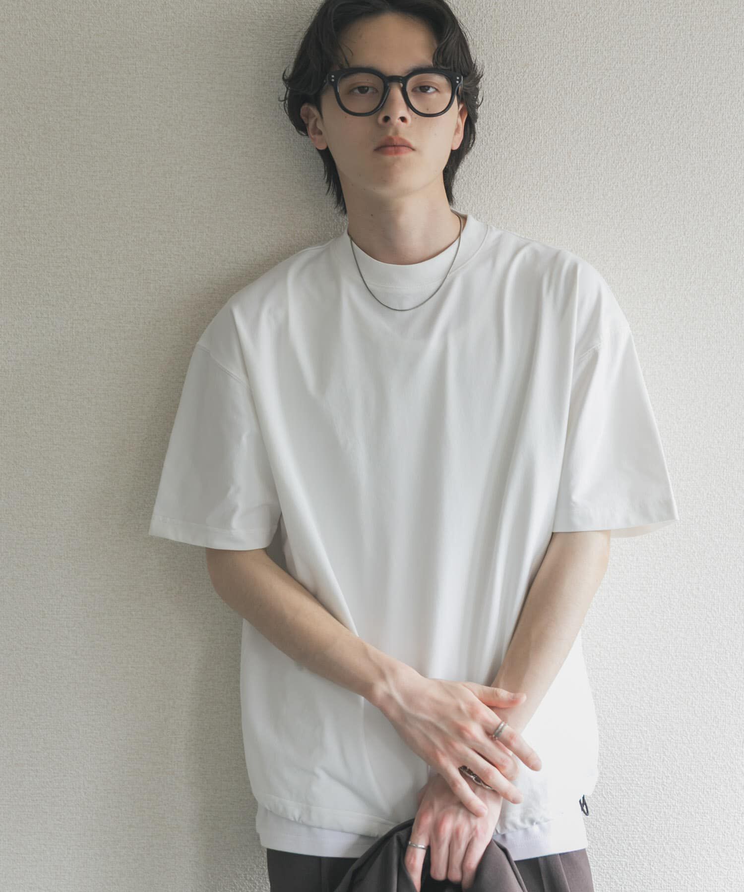 SENSE OF PLACE by URBAN RESEARCH「『接触冷感/ｲｰｼﾞｰｹｱ』ｸｲｯｸﾄﾞﾗｲｱｿｰﾄﾄﾞﾛｰｺｰﾄﾞ」|Tシャツ・カットソー|