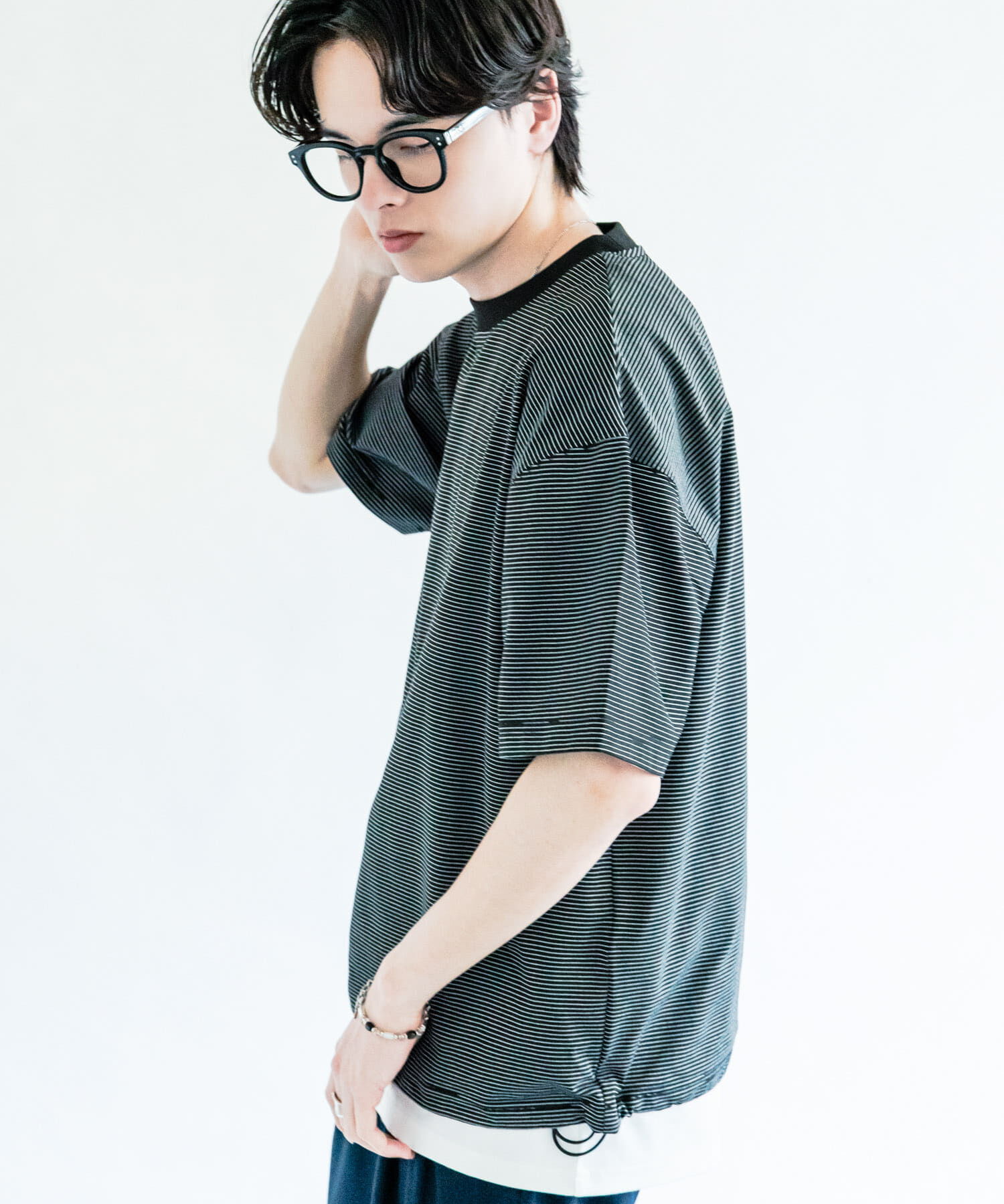 SENSE OF PLACE by URBAN RESEARCH「『接触冷感/ｲｰｼﾞｰｹｱ』ｸｲｯｸﾄﾞﾗｲｱｿｰﾄﾄﾞﾛｰｺｰﾄﾞ」|Tシャツ・カットソー|