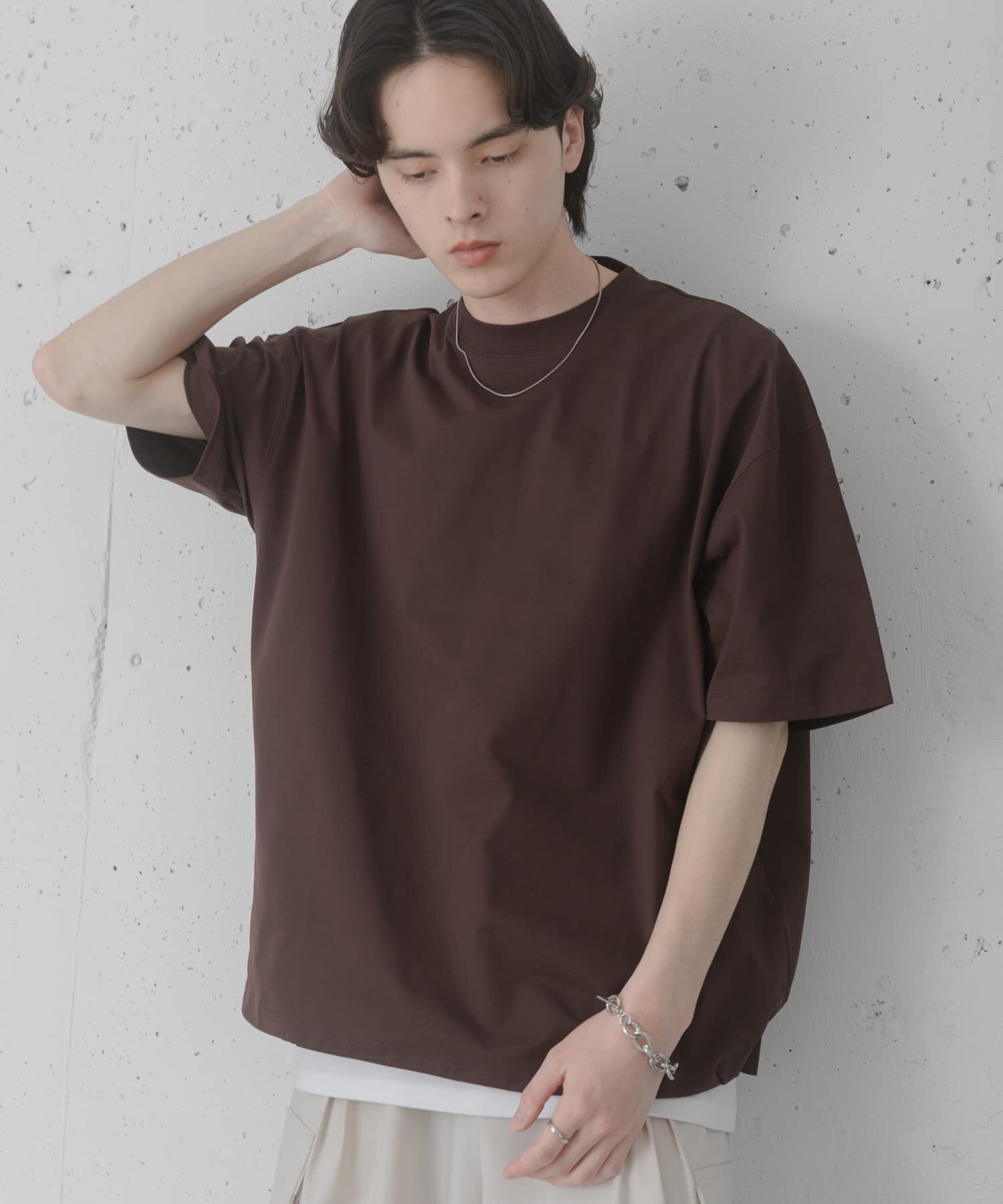 SENSE OF PLACE by URBAN RESEARCH「『接触冷感/ｲｰｼﾞｰｹｱ』ｸｲｯｸﾄﾞﾗｲｱｿｰﾄﾄﾞﾛｰｺｰﾄﾞ」|Tシャツ・カットソー|