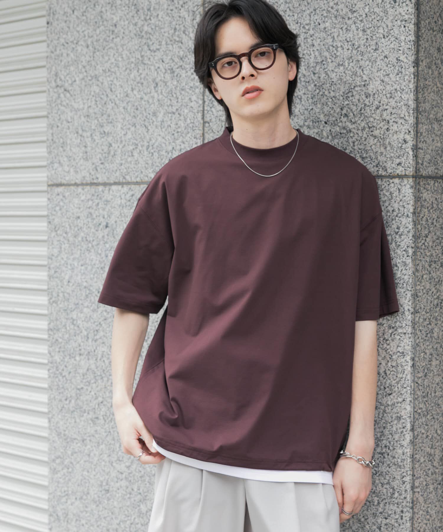 SENSE OF PLACE by URBAN RESEARCH「『接触冷感/ｲｰｼﾞｰｹｱ』ｸｲｯｸﾄﾞﾗｲｱｿｰﾄﾄﾞﾛｰｺｰﾄﾞ」|Tシャツ・カットソー|