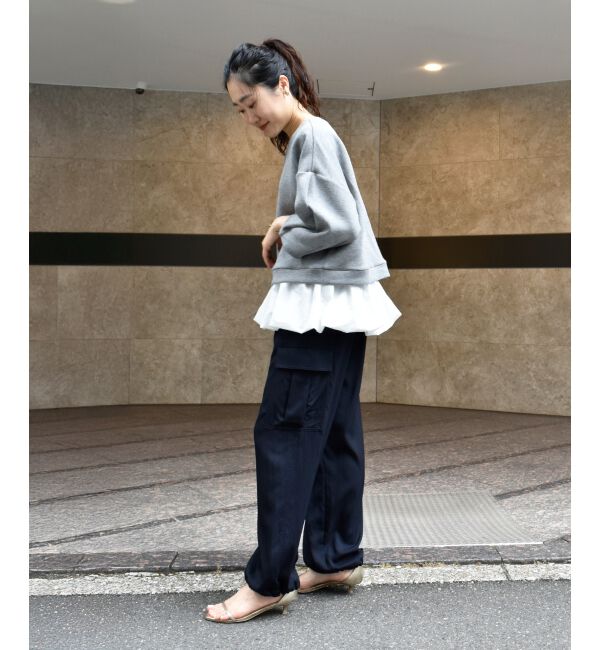  「TORRAZZO DONNAバルーン裾トップス」|Tシャツ・カットソー|