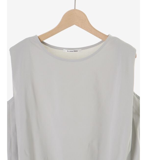  「《WEB限定アイテム》マルチファンクションショルダータックトップス」|Tシャツ・カットソー|