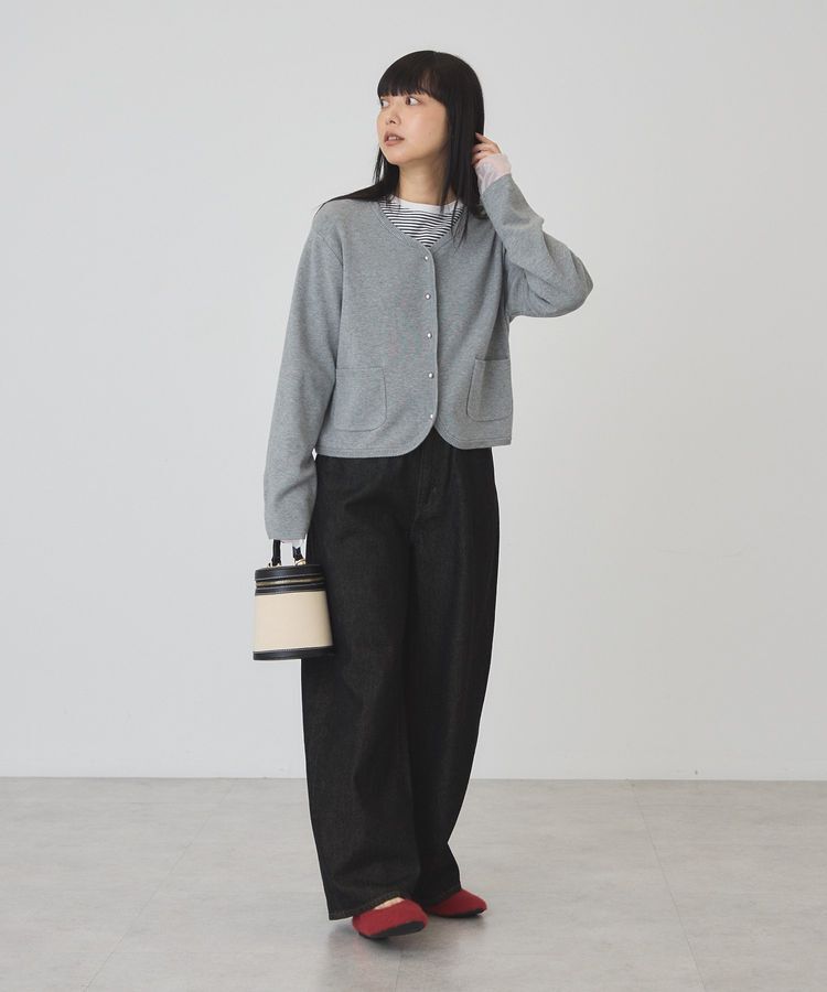 AMERICAN HOLIC「袖チュールドッキングプルオーバー」|Tシャツ・カットソー|