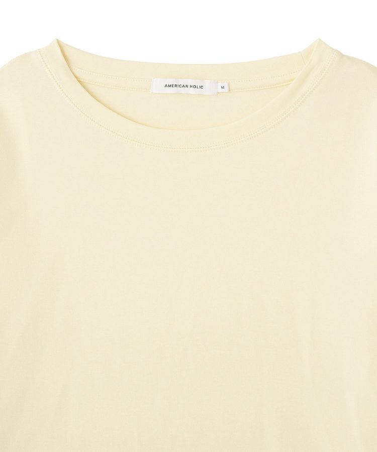 AMERICAN HOLIC「袖チュールドッキングプルオーバー」|Tシャツ・カットソー|