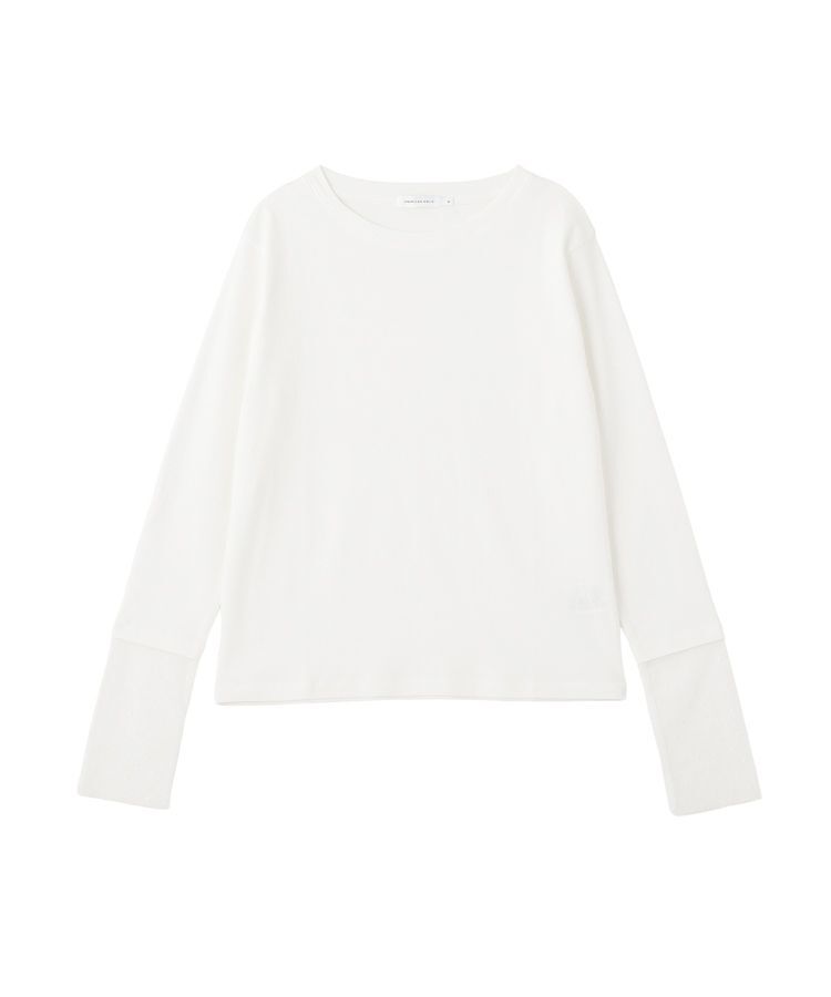AMERICAN HOLIC「袖チュールドッキングプルオーバー」|Tシャツ・カットソー|