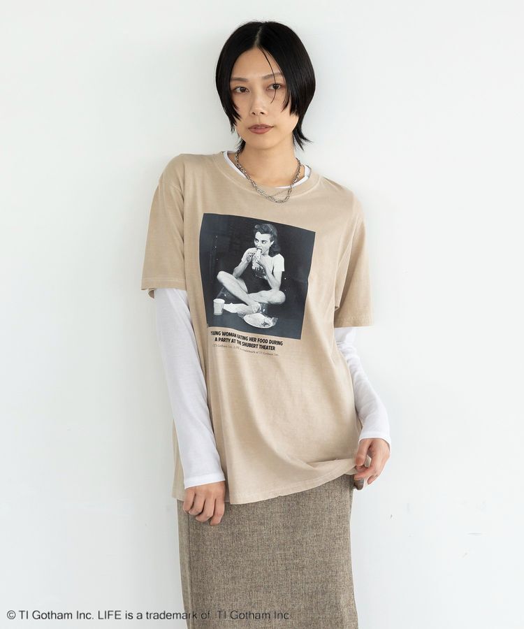 GARAGE OF GOOD CLOTHING「【GOOD ROCK SPEED】LIFE PC Photo T-shirts」|Tシャツ・カットソー|Beige