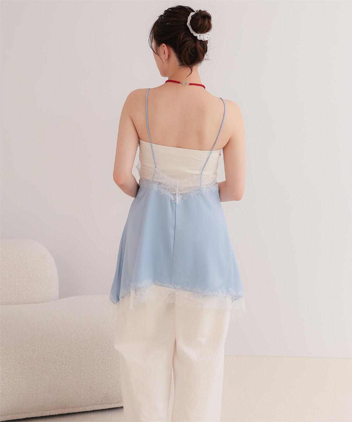 miette「マットサテンレースキャミワンピース」|ワンピース|