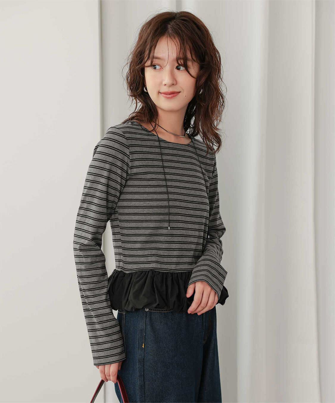titivate「チビバルーン長袖トップス」|Tシャツ・カットソー|