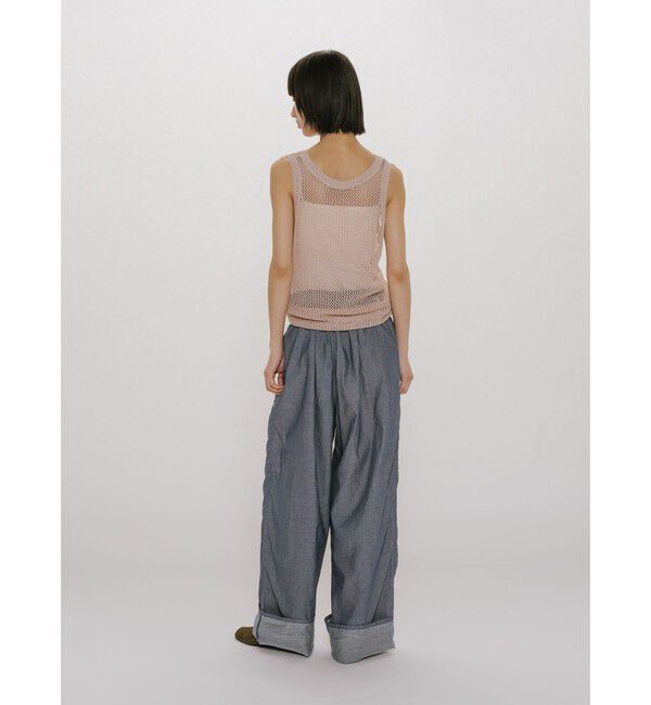 MIDIUMISOLID「MIDIUMISOLID for Ladies シアーデニムイージーパンツ」|その他|