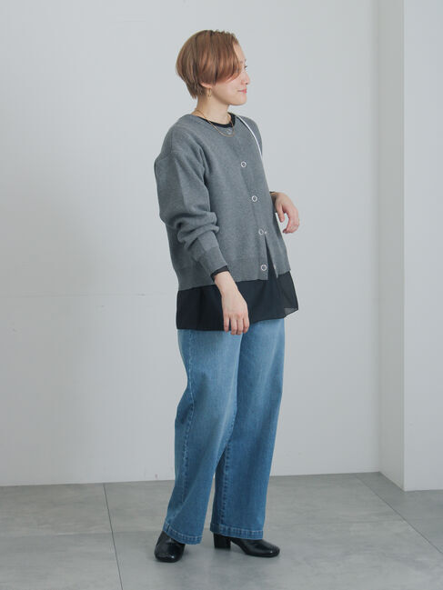 Te chichi「裾オーガンジーレイヤードトップス」|Tシャツ・カットソー|