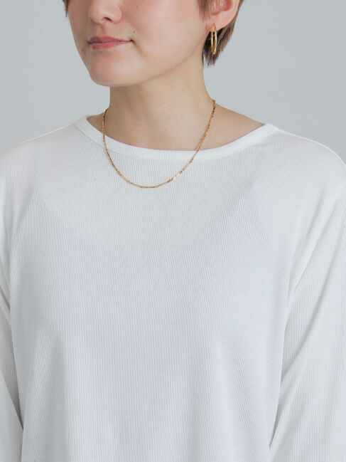 Te chichi「裾オーガンジーレイヤードトップス」|Tシャツ・カットソー|
