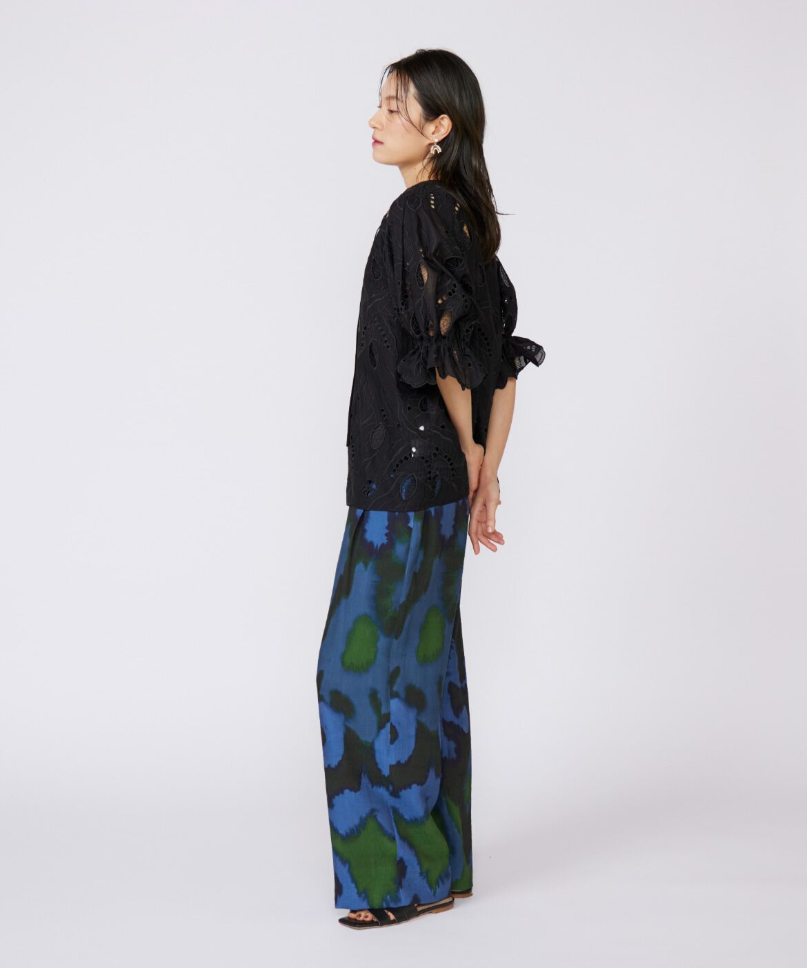 INED「《大きいサイズ》レースブラウス《la veille by SUPERIOR CLOSET》」|シャツ・ブラウス|