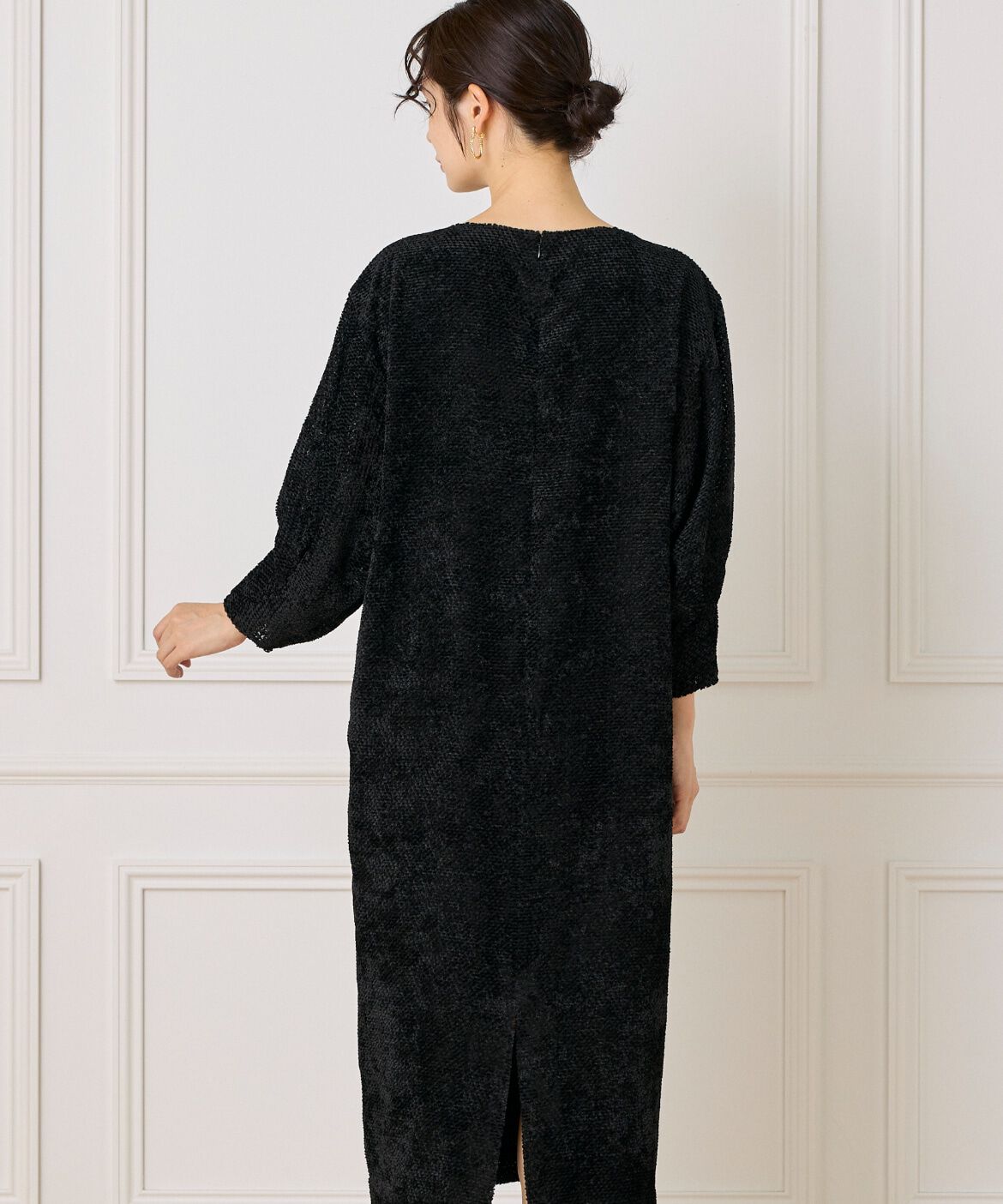 la veille by SUPERIOR CLOSET「《大きいサイズ》ジャガードワンピース」|ワンピース|