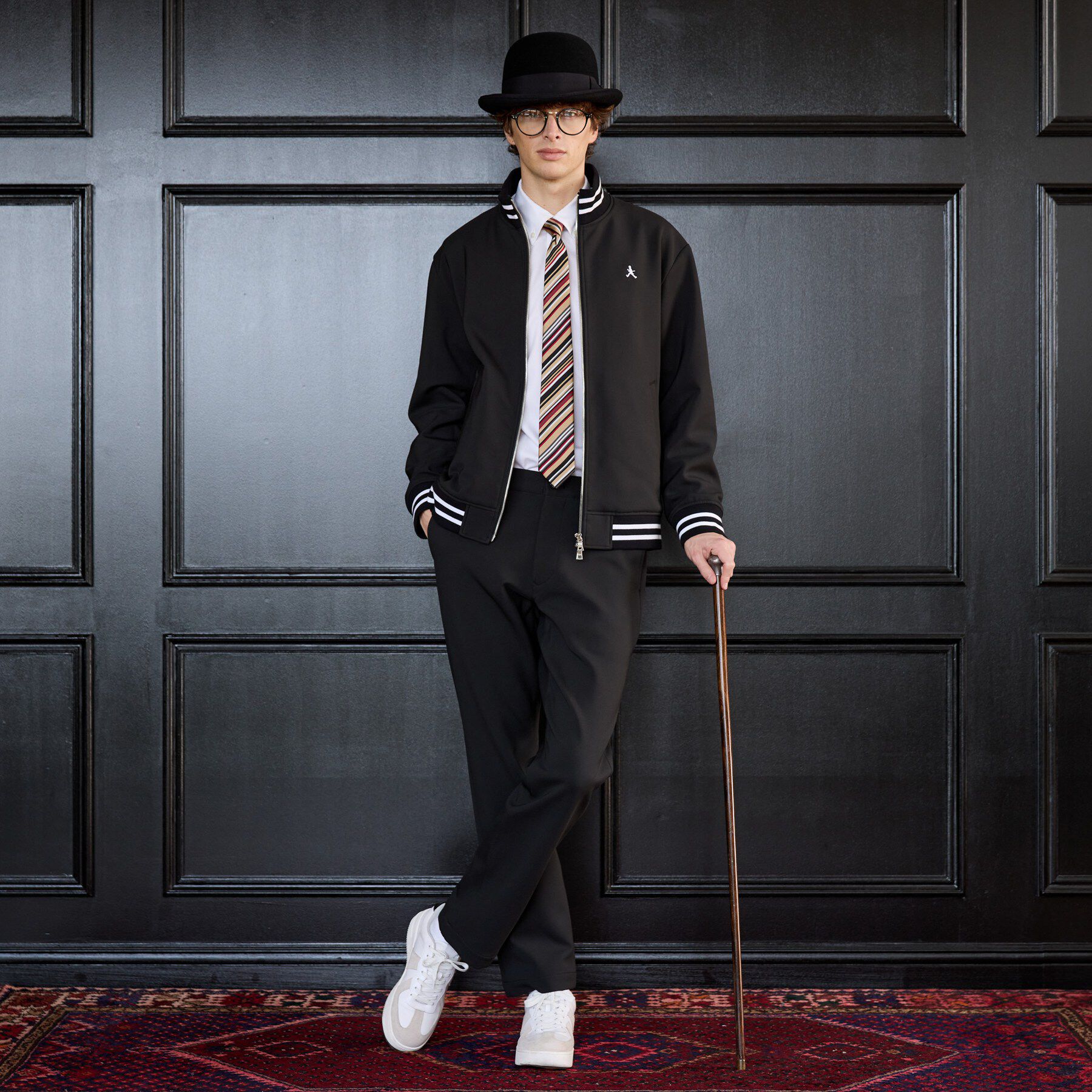 TAKEO KIKUCHI「【BOWLER HAT LABEL】ダウンファブリック トラックジャケット」|ブルゾン・スタジャン|