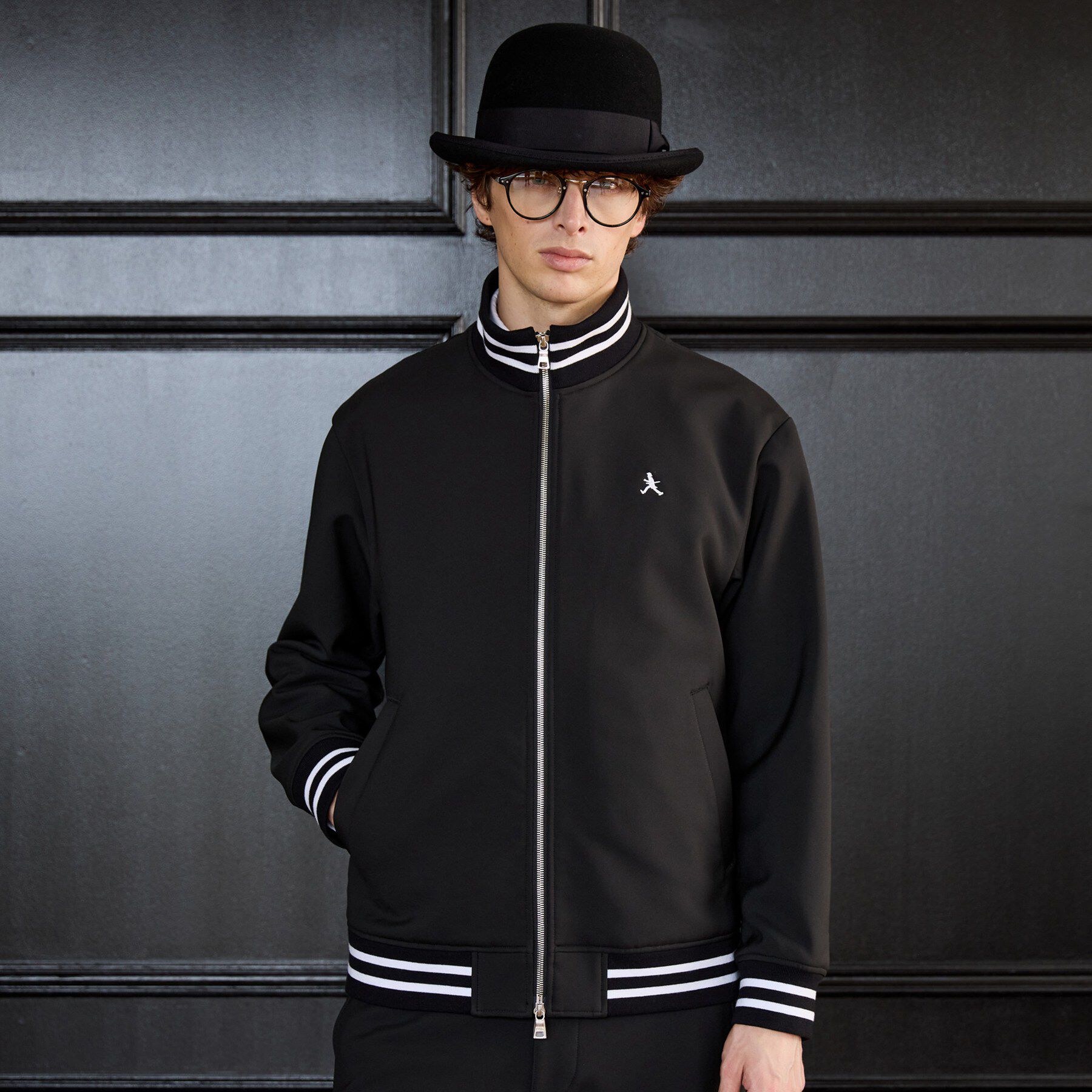 TAKEO KIKUCHI「【BOWLER HAT LABEL】ダウンファブリック トラックジャケット」|ブルゾン・スタジャン|