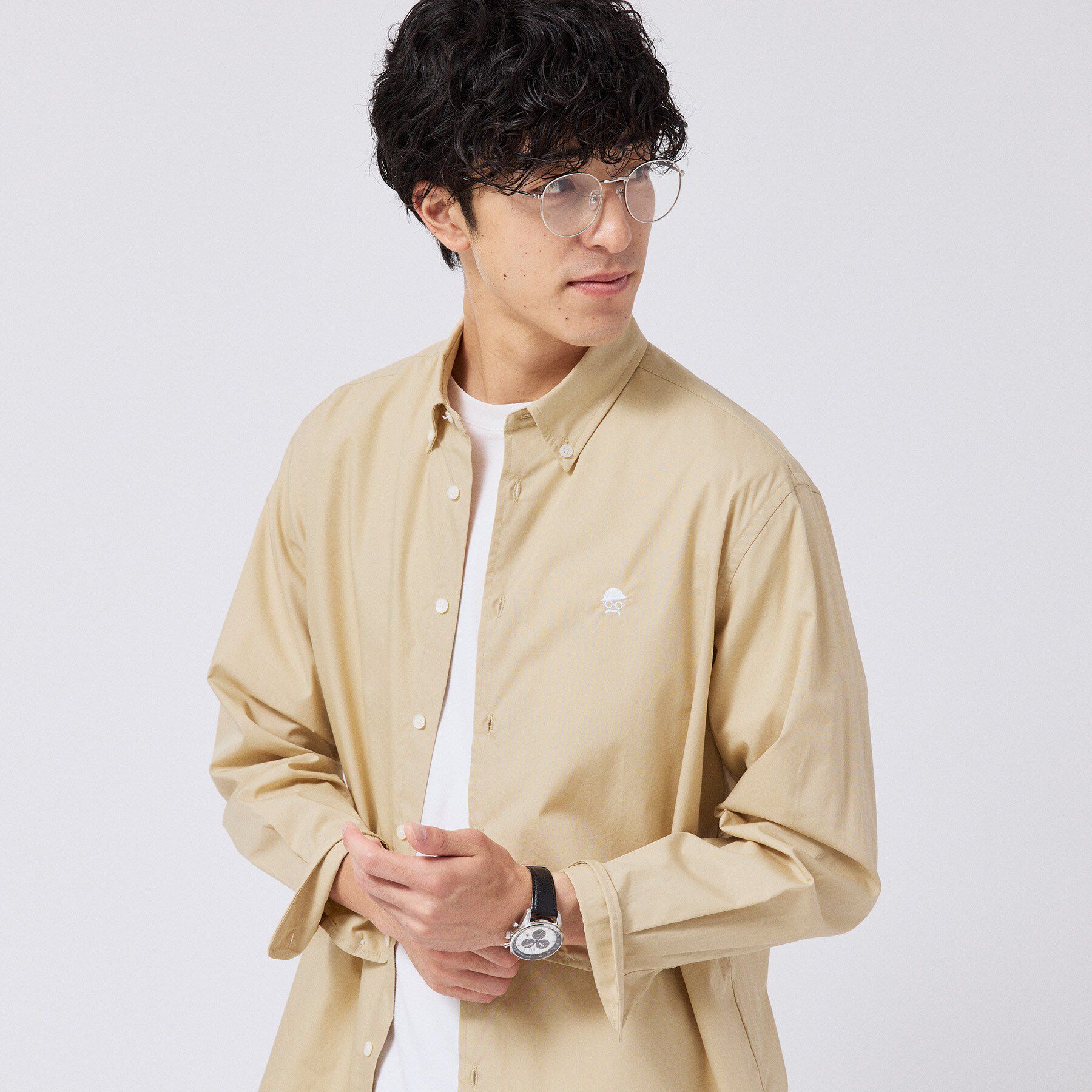 TAKEO KIKUCHI「【LIMITED】ワンポイント刺繍ボタンダウンシャツ」|シャツ・ブラウス|