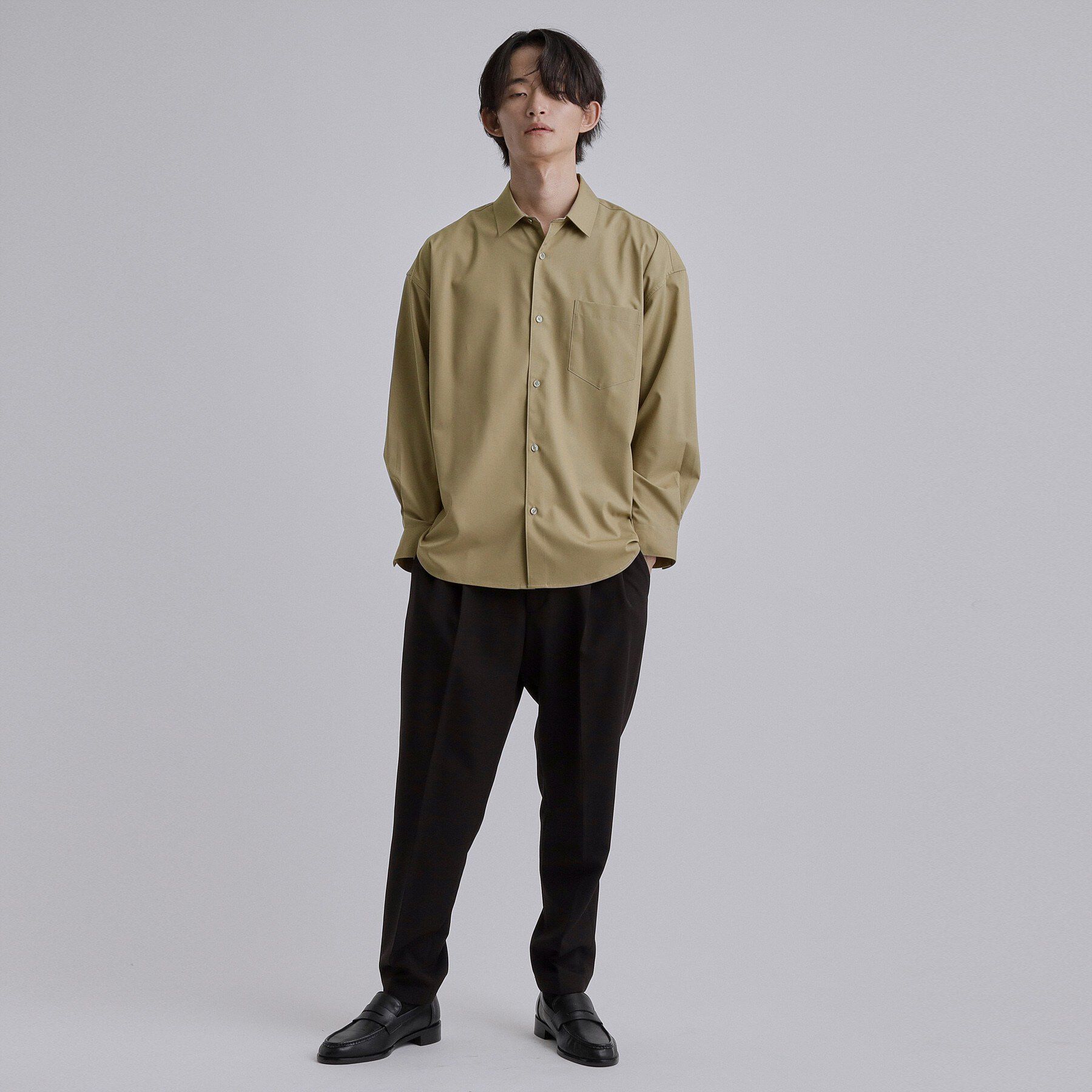 tk.TAKEO KIKUCHI「なめらかオーバーシャツ」|シャツ・ブラウス|