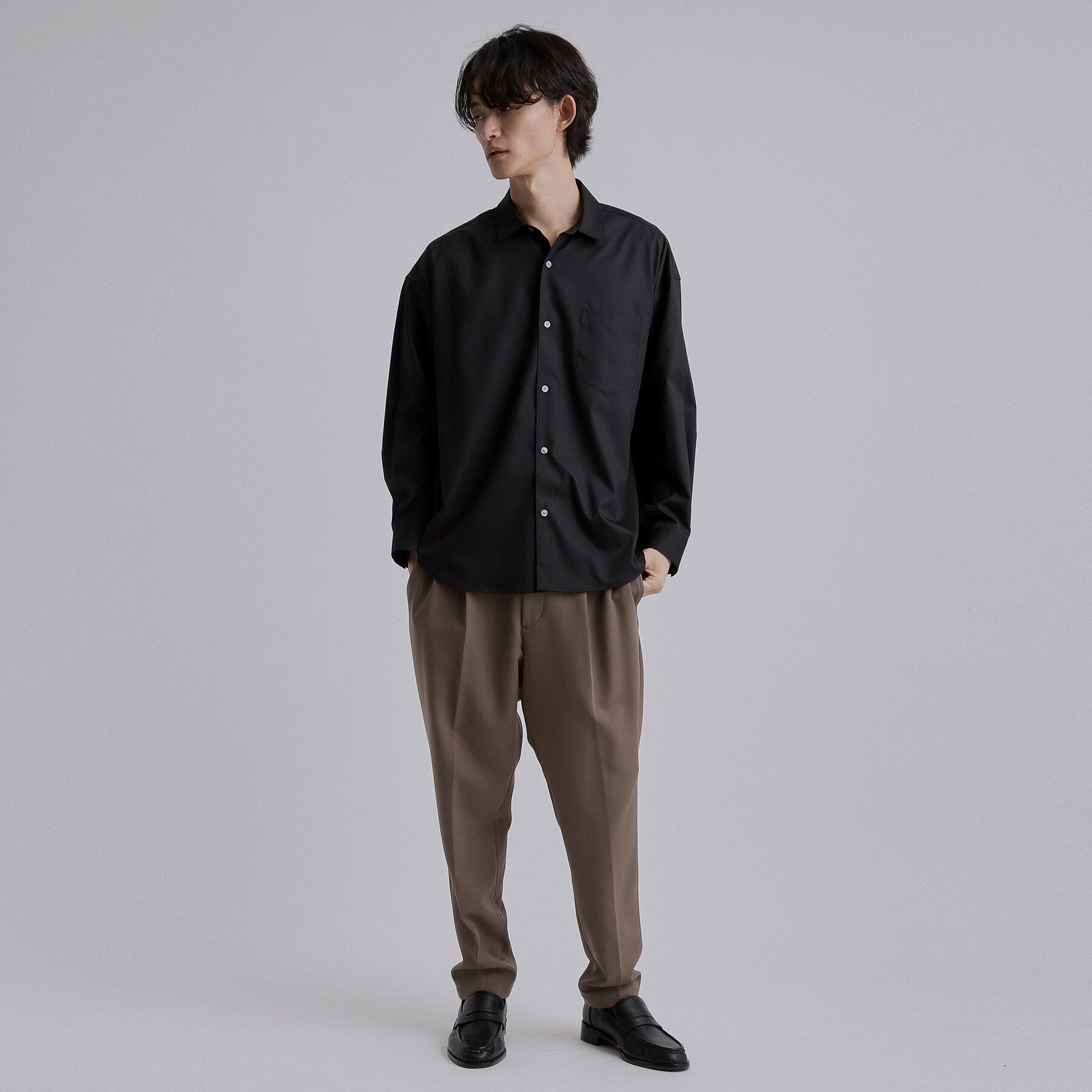 tk.TAKEO KIKUCHI「なめらかオーバーシャツ」|シャツ・ブラウス|