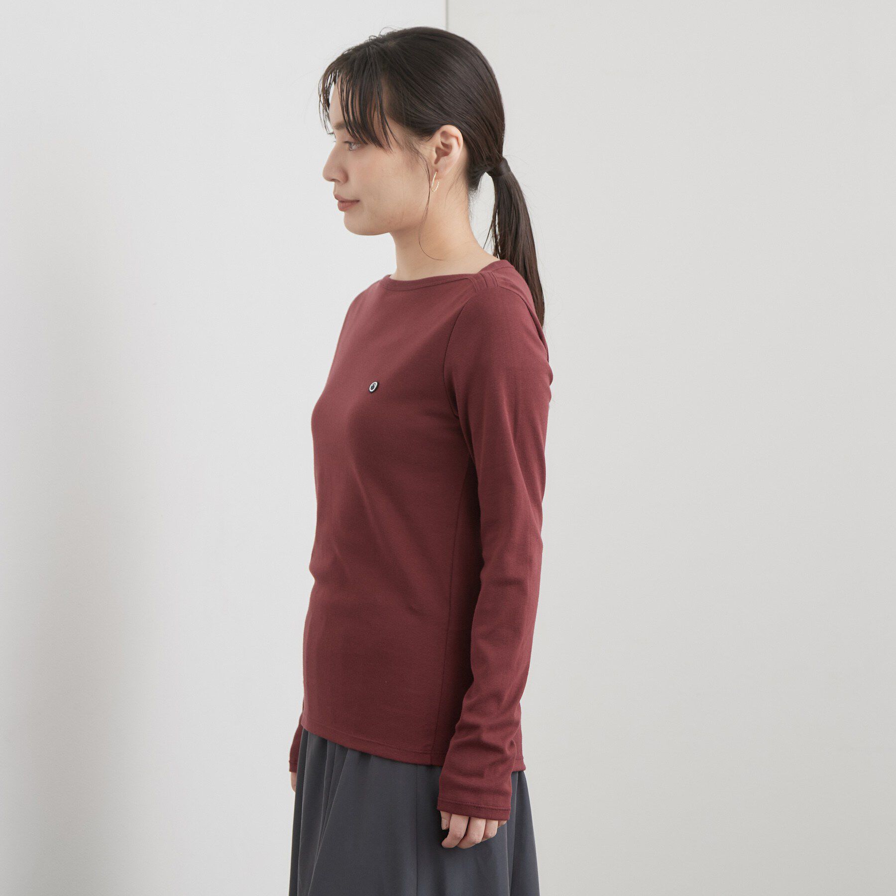 OPAQUE.CLIP「【PETIT BATEAU／プチバトー】ボートネック長袖Tシャツ」|Tシャツ・カットソー|