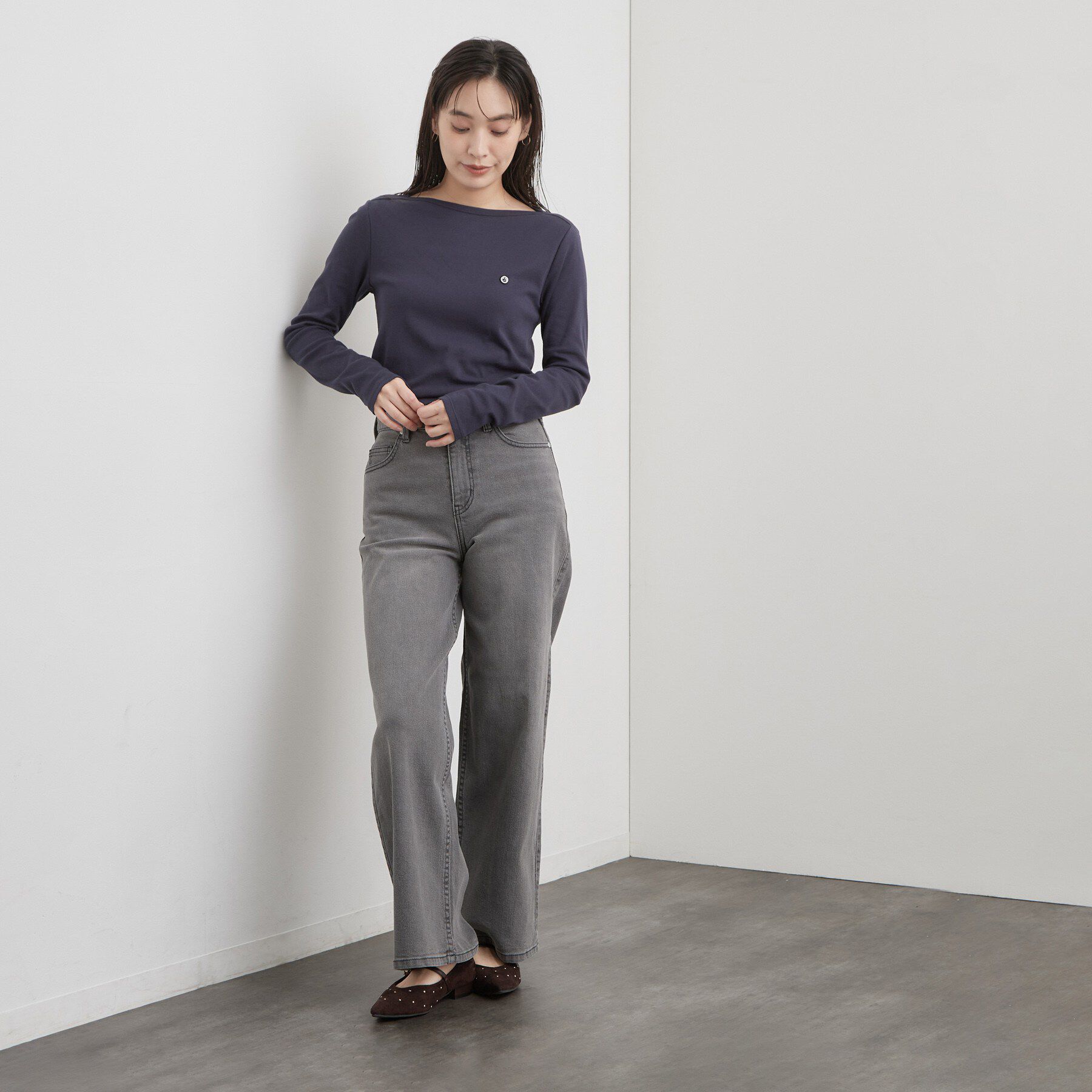 OPAQUE.CLIP「【PETIT BATEAU／プチバトー】ボートネック長袖Tシャツ」|Tシャツ・カットソー|