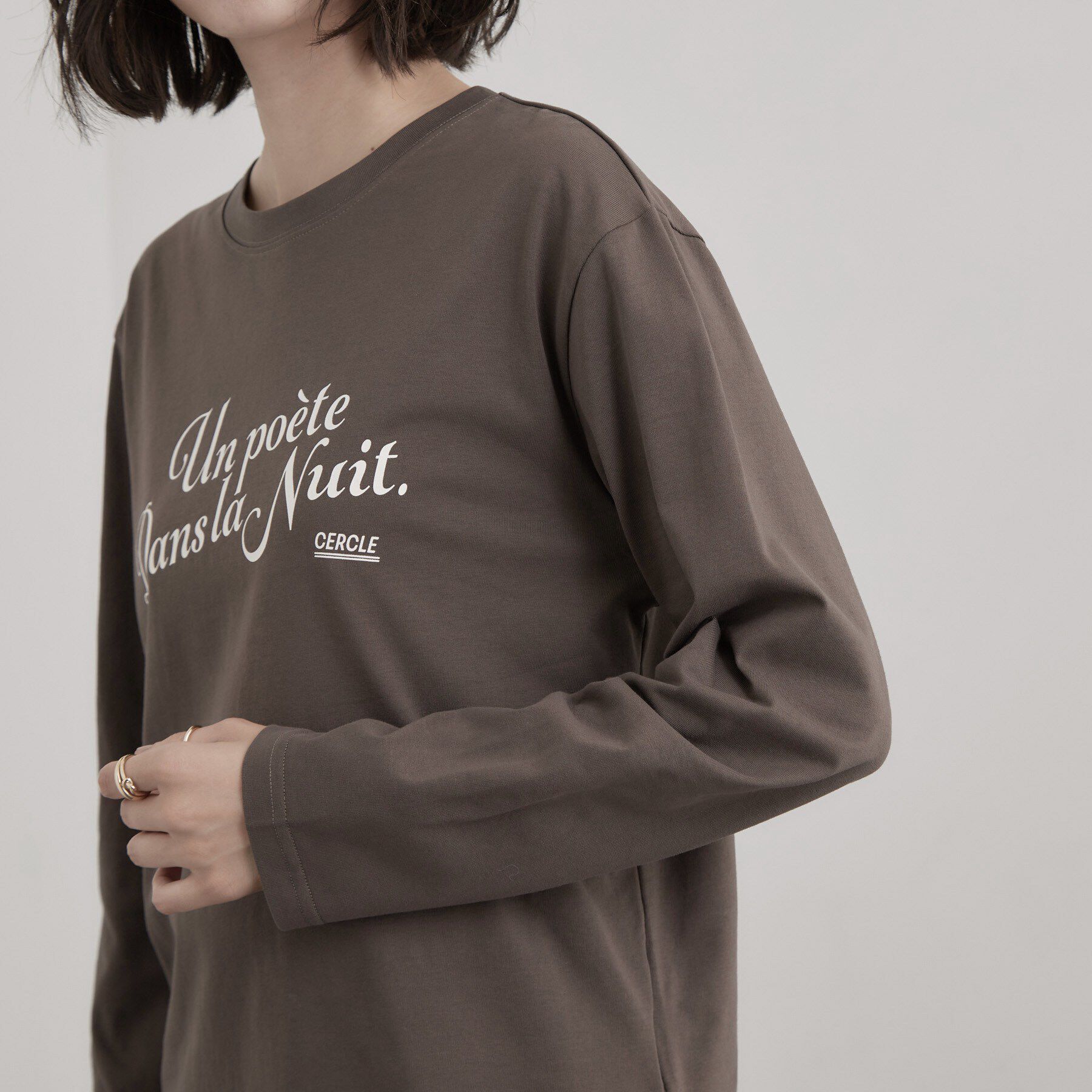 OPAQUE.CLIP「ロゴアソートロングTシャツ【洗濯機OK】」|Tシャツ・カットソー|