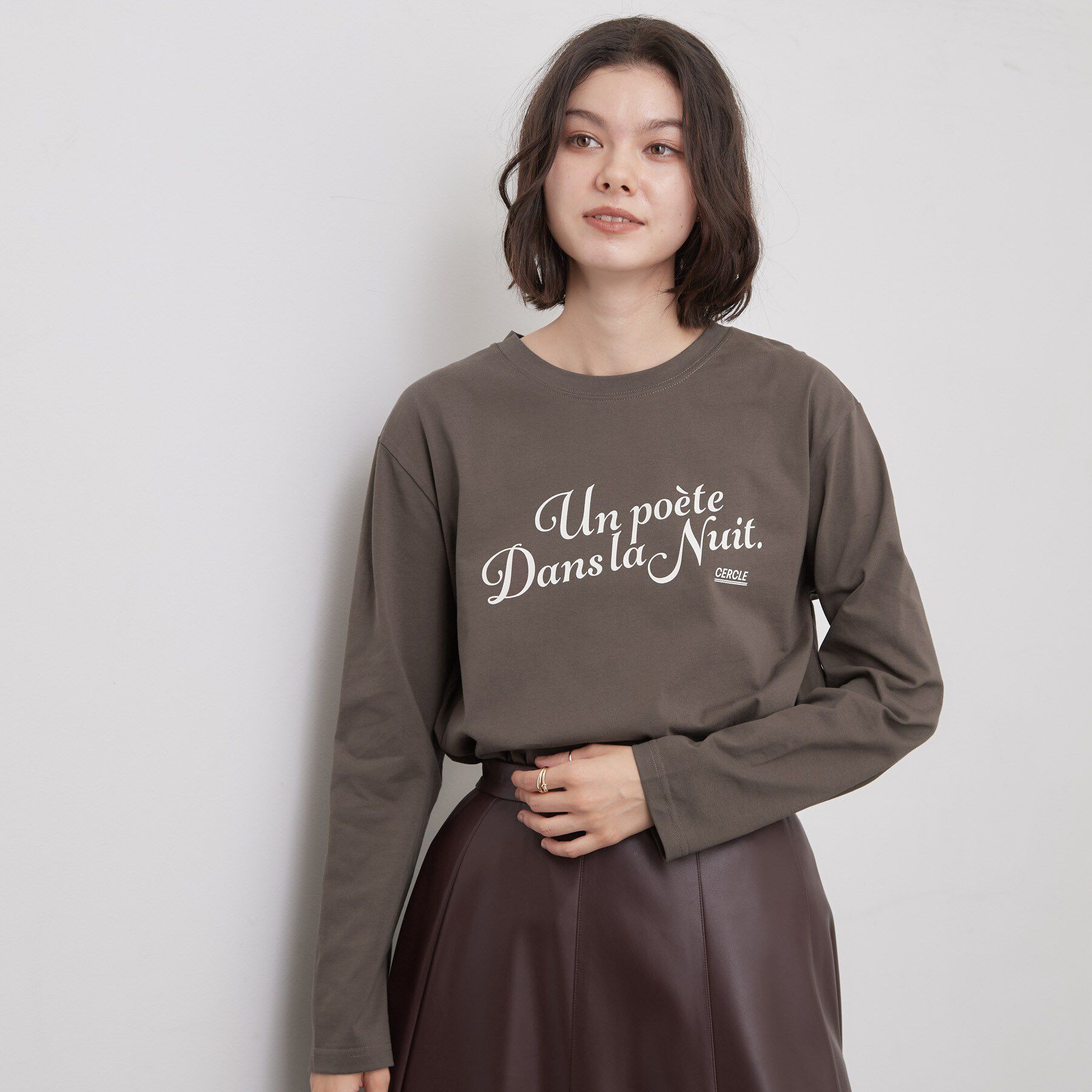 OPAQUE.CLIP「ロゴアソートロングTシャツ【洗濯機OK】」|Tシャツ・カットソー|