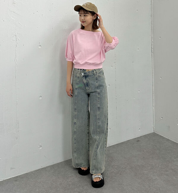 archives「ピグメントオフショルスウェット」|Tシャツ・カットソー|