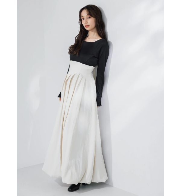 dazzlin「カットドッキングタックバルーンワンピース」|ワンピース|