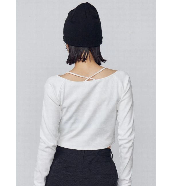 EMODA「2WAYストリングリブトップス」|Tシャツ・カットソー|