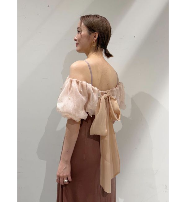 LAGUNAMOON「LADYシャインボレロベロアキャミワンピース」|ドレス|