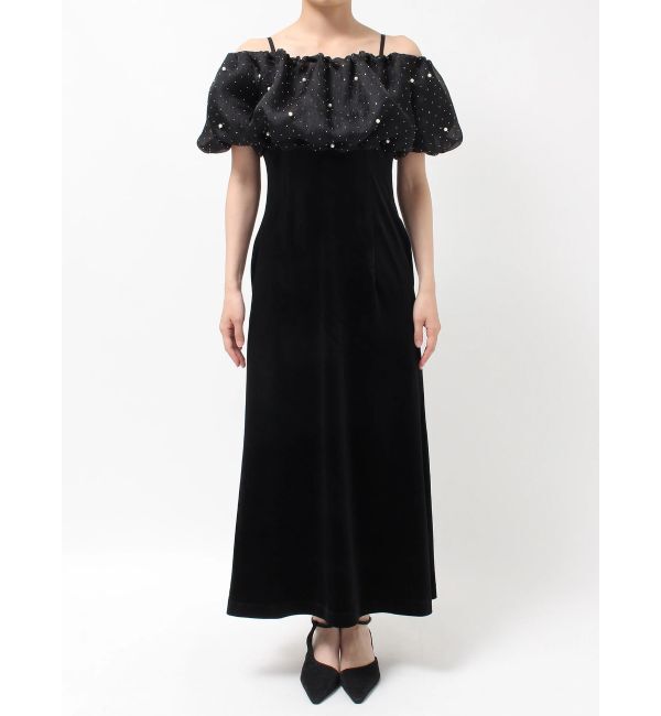 LAGUNAMOON「LADYシャインボレロベロアキャミワンピース」|ドレス|