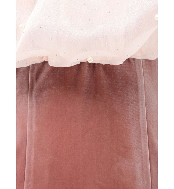 LAGUNAMOON「LADYシャインボレロベロアキャミワンピース」|ドレス|