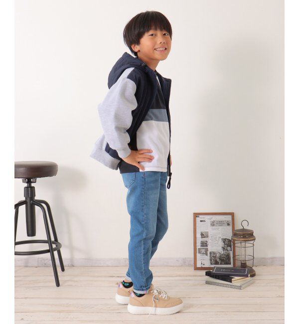 ikka kids「【親子おそろい】ブロックスジップパーカー（120~160cm）」|その他|