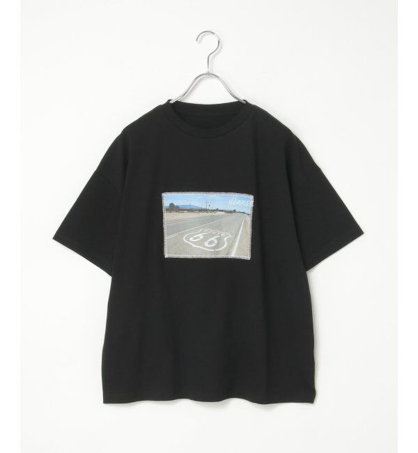 VENCE share style「綿天竺フォトハリツケTシャツ」|Tシャツ・カットソー|