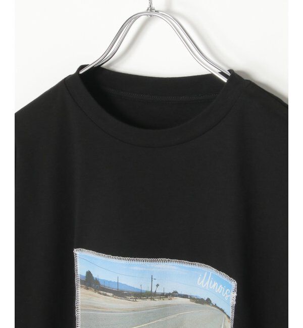 VENCE share style「綿天竺フォトハリツケTシャツ」|Tシャツ・カットソー|