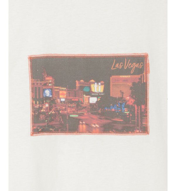 VENCE share style「綿天竺フォトハリツケTシャツ」|Tシャツ・カットソー|