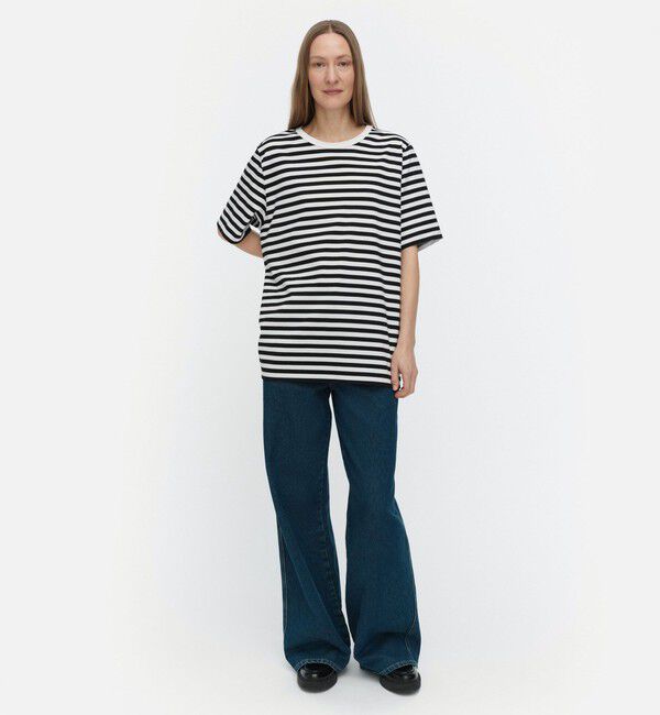 Marimekko「Tasaraita Unisex Tシャツ」|Tシャツ・カットソー|