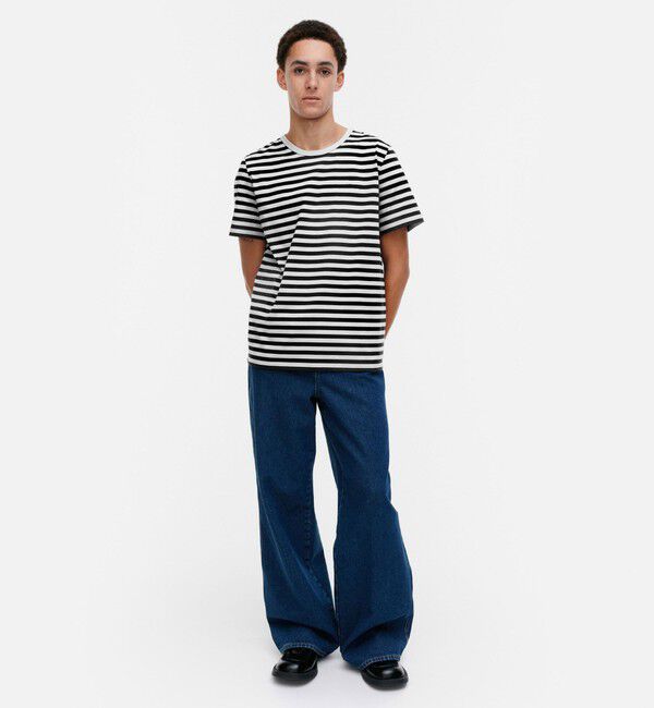 Marimekko「Tasaraita Unisex Tシャツ」|Tシャツ・カットソー|
